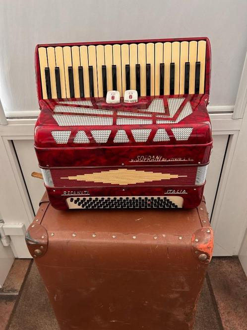 Wegens omstandigheden te Koop.  Soprani Silvo Recanati 80 Ba, Muziek en Instrumenten, Accordeons, Gebruikt, Toetsaccordeon, 80-bas
