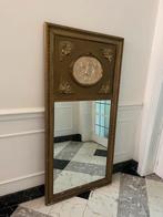 Prachtige antieke spiegels met engelen medaillon, Antiek en Kunst, Ophalen of Verzenden, Ovaal, Minder dan 50 cm