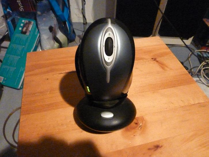 Logitech MX1000 cordless laser mouse, Computers en Software, Muizen, Gebruikt, Muis, Rechtshandig, Draadloos, Ergonomisch, Ophalen of Verzenden