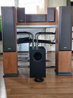 Aiwa en Tannoy FX 5.1 speakerset, Audio, Tv en Foto, Luidsprekers, Gebruikt, 60 tot 120 watt, Complete surroundset, Ophalen