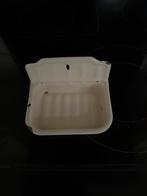 Beige zeepbak oud emaille, Antiek en Kunst, Ophalen of Verzenden