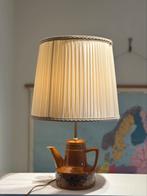 Unieke “theepot” tafellamp, Ophalen of Verzenden, 50 tot 75 cm