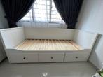 Ikea hemnes bed, Huis en Inrichting, Ophalen, Eenpersoons, Wit, Ikea hemnes