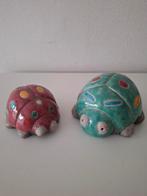 Set lieveheersbeestjes. Kunst aardewerk. Gesigneerd., Verzamelen, Ophalen of Verzenden, Zo goed als nieuw, Dier