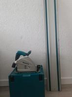 Makita invalzaag + geleider, Gebruikt, Invalzaag, Ophalen of Verzenden, 30 tot 70 mm