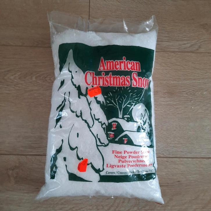 1 zak American Christmas Snow ligvaste poedersneeuw sneeuw, Diversen, Kerst, Nieuw, Ophalen of Verzenden