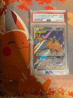 Raichu & Alolan Raichu GX #221 PSA 9 - Unified Minds, Ophalen of Verzenden, Zo goed als nieuw, Losse kaart, Foil
