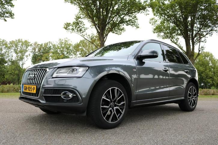 Audi Q5 2.0 Tfsi Quattro 224PK AUT 2015 NAP - Carplay, SLINE, Auto's, Audi, Particulier, Q5, 4x4, ABS, Achteruitrijcamera, Airbags