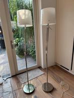 Staande verstelbare  vloerlamp Ikea met ronde voet, Ophalen, Gebruikt, Metaal, 150 tot 200 cm