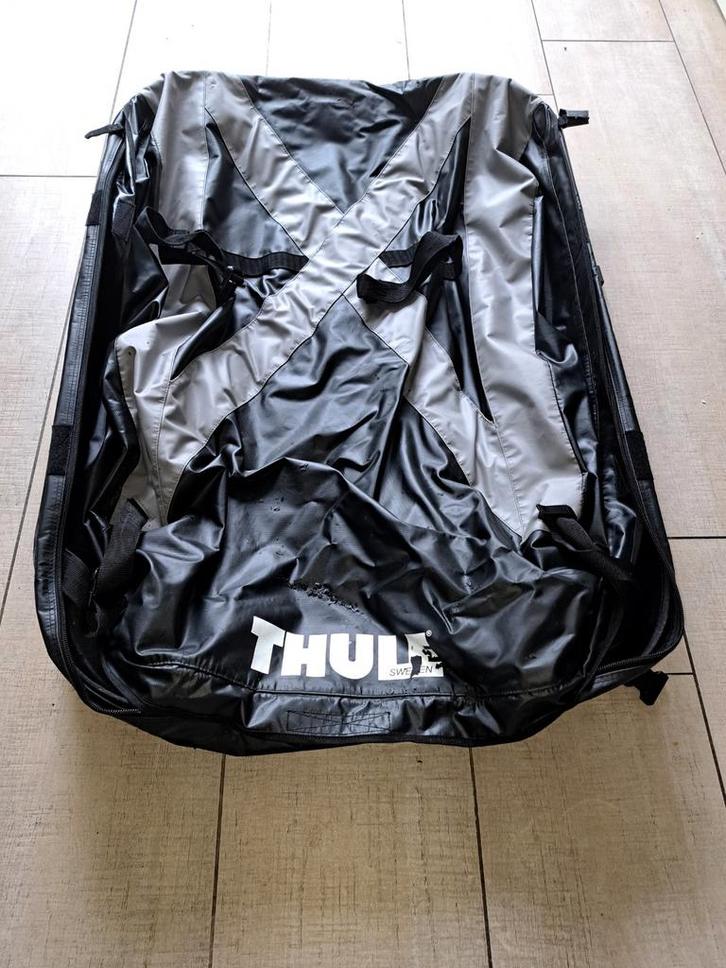 Opvouwbare Dakkoffer Thule + Accessoires, Auto diversen, Dakkoffers, Gebruikt, Ophalen
