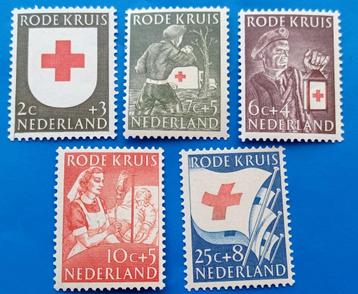 NVPH 607-11 Rode-Kruiszegels - 1953   beschikbaar voor biedingen