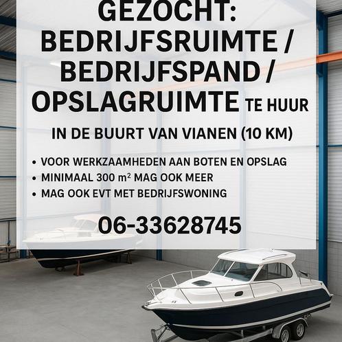 GEZOCHT Bedrijfsruimte / Loods / Opslag in regio Utrecht, Zakelijke goederen, Bedrijfs Onroerend goed, Bedrijfsruimte