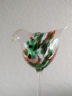 Glazen vogel op steel, Antiek en Kunst, Ophalen of Verzenden