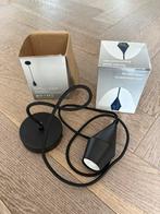 2 zwarte hanglampen nieuw, Huis en Inrichting, Lampen | Hanglampen, Ophalen of Verzenden, Minder dan 50 cm