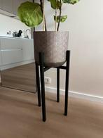 Bloempot op Standaard - Zonder Plant, 25 tot 40 cm, Rond, Binnen, Ophalen of Verzenden