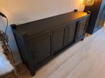 Dressoir Wandkast Sidetable TV Kast Hout Zwart Schuifdeuren, Ophalen, Zo goed als nieuw, 25 tot 50 cm, 150 tot 200 cm