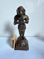 Antiek Bronzen Hanuman Beeld 20€, Antiek en Kunst, Antiek | Koper en Brons, Ophalen of Verzenden, Brons
