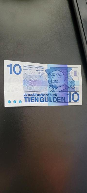 10 Gulden Biljet 1968 - Zeldzaam! beschikbaar voor biedingen