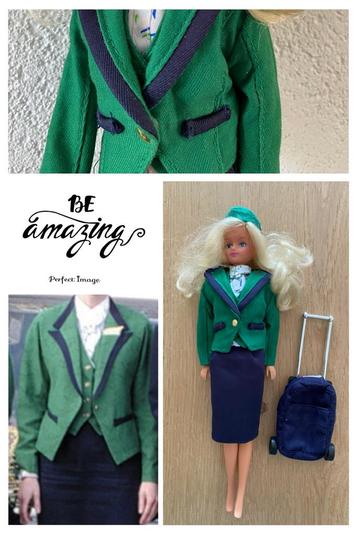 Vintage Transavia “Barbie” stewardess beschikbaar voor biedingen