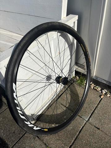 Nieuw Mavic Aksium voorwiel racefiets + Continental band beschikbaar voor biedingen