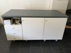keukenblok op wielen  € 30.-, Huis en Inrichting, Keuken | Complete keukens, Gebruikt, Wit, Overige typen, Ophalen of Verzenden