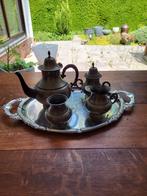 4 delig tinnen setje, Antiek en Kunst, Antiek | Tin, Ophalen of Verzenden