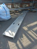 2 aluminium loopbruggen 1x 5m 1x 6m, Doe-het-zelf en Verbouw, Ophalen, Gebruikt, Overige typen, 5 meter of hoger