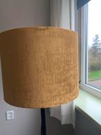 Lampenkappen oker geel/ goudkleurig velvet, Huis en Inrichting, Lampen | Lampenkappen, Ophalen, Overige kleuren, 25 tot 50 cm
