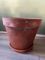 XL grote Terra cotta pot met schotel 47cm diameter x 40cm h, Tuin en Terras, Ophalen, Gebruikt, 40 cm of meer, Rond