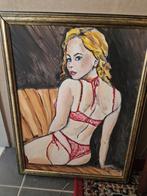 Naakt schilderij, Antiek en Kunst, Kunst | Schilderijen | Modern, Ophalen of Verzenden