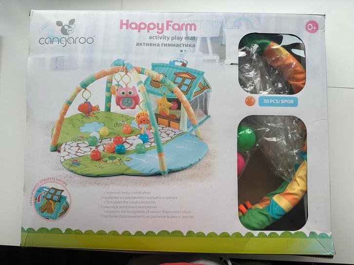 Happy Farm Speelkleed met ballonnen en speelgoed,complete, Kinderen en Baby's, Speelgoed | Speelkleden, Zo goed als nieuw, Ophalen of Verzenden