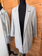 Grijze gestreepte blazer en broek Stradivarius maat M nieuw, Maat 38/40 (M), Kostuum of Pak, Nieuw, Ophalen of Verzenden