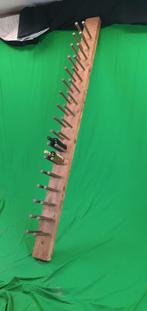 Industrieel Wijnrek - Oud Hout & Metaal, Ophalen, Gebruikt, 25 flessen of meer, 75 cm of meer