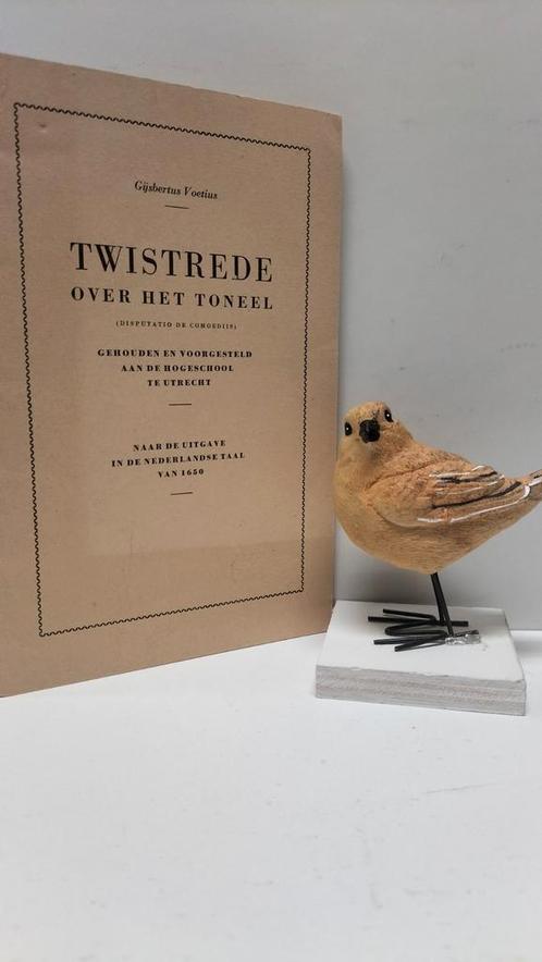 Voetius, Gijsbertus; Twistrede over het toneel, Boeken, Godsdienst en Theologie, Gelezen, Christendom | Protestants, Ophalen of Verzenden