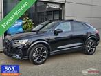 Audi Q3 Sportback 45 TFSI e Edition Panorama/Keyless/Sfeer/T, Auto's, Audi, Stof, Zwart, 150 pk, Zwart