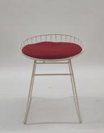 Vintage Draadstaal Krukje Km 05 Ums Pastoe Metaal Kruk, Huis en Inrichting, Stoelen, Gebruikt, Mid century modern dutch design