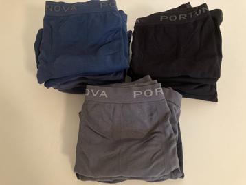 Boxershorts maat XXL 15 stuks en heren slip maat XXL beschikbaar voor biedingen