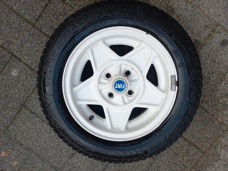 Banden en Velg - 165/70R13 - All Season, Auto-onderdelen, Remmen en Aandrijving, Fiat, Gebruikt, Ophalen of Verzenden