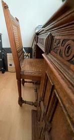 Notaris bureau Mechelse stijl met twee stoelen, Ophalen