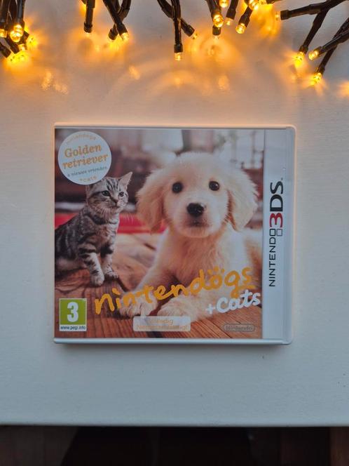 DS spel Nintendogs + cats: Golden Retriever & New Friends, Spelcomputers en Games, Games | Nintendo 2DS en 3DS, Zo goed als nieuw