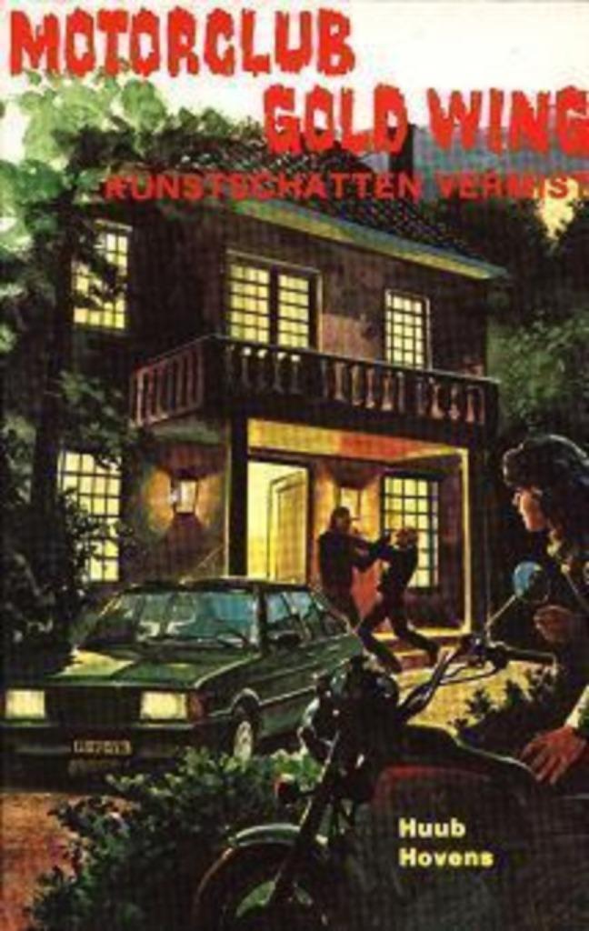 Motorclub Gold Wing - Kunstschatten vermist - Huub Hovens, Boeken, Kinderboeken | Jeugd | 10 tot 12 jaar, Gelezen, Verzenden