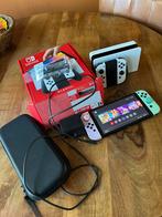 Nintendo switch oled met accessoires, Ophalen of Verzenden, Zo goed als nieuw, Switch OLED