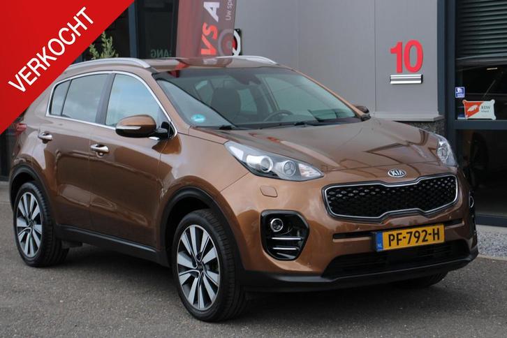 Kia Sportage 1.6 GDI ExecutiveLine LEER, NAVI, TREKHAAK, WIN, Auto's, Kia, Te koop, Sportage, ABS, Achteruitrijcamera, Airbags