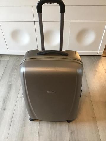 Mooie Samsonite Bright Lite Diamond Champagne Spinner 74 cm beschikbaar voor biedingen
