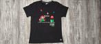 Nintendo Super Mario T-Shirt ' Game Over ' Japan Rags -, Kleding | Heren, Maat 48/50 (M), Zwart, Ophalen of Verzenden, Japan Rags
