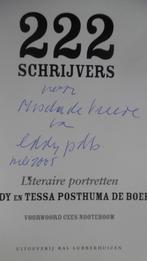 Eddy Posthuma de Boer - 222 schrijvers - Gesigneerd - 2005, Fotografen, Ophalen of Verzenden, Zo goed als nieuw