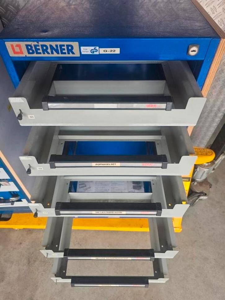 Berner systainer kast met 4 systainers, Doe-het-zelf en Verbouw, Gereedschapskisten, Ophalen