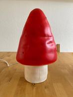 Leuke Vintage rode Heico Paddenstoel Lamp zgan!, Kunststof, Ophalen of Verzenden, Zo goed als nieuw, Heico