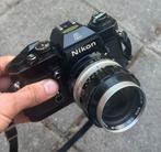 Nikon EL2 Analoog camera goede staat, Audio, Tv en Foto, Fotocamera's Analoog, Ophalen of Verzenden, Zo goed als nieuw, Spiegelreflex