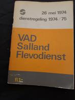 VAD Salland Flevo dienstregeling 74/75, Verzamelen, Boek of Tijdschrift, Bus of Metro, Ophalen of Verzenden, Zo goed als nieuw